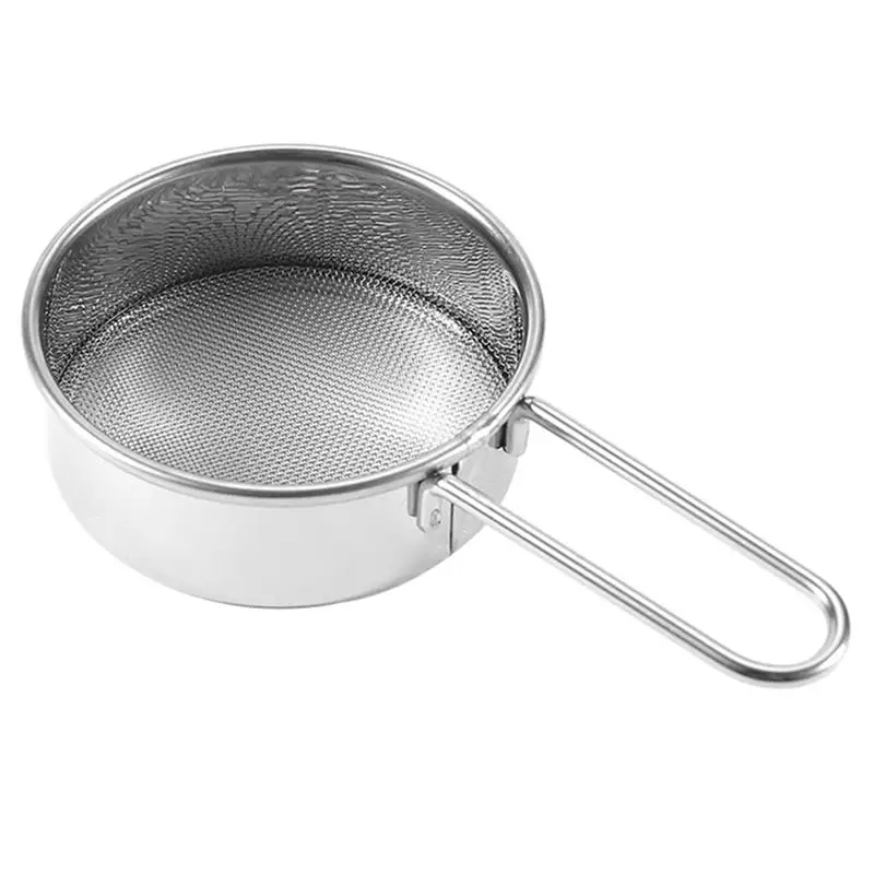 

1pc Colander Sieve Handheld Multifunctional Fine Mesh Strainer Flour Sieve Strainer Baking Tools Accessories