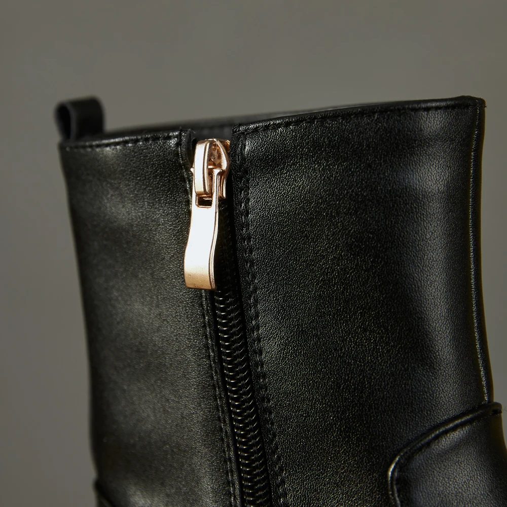 

2021 New Low-tube Women's Boots Fashionable and Comfortable Low-heeled Boots Party Boots Snow Boots Plush Boots 33-46