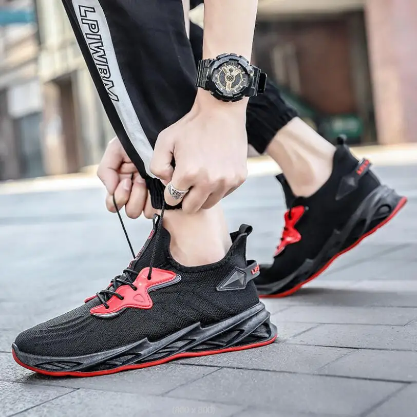 

Новинка весна-осень 2021, Мужская Спортивная повседневная обувь, летающие тканые дышащие мужские кроссовки, мужская обувь для бега, Мужская о...
