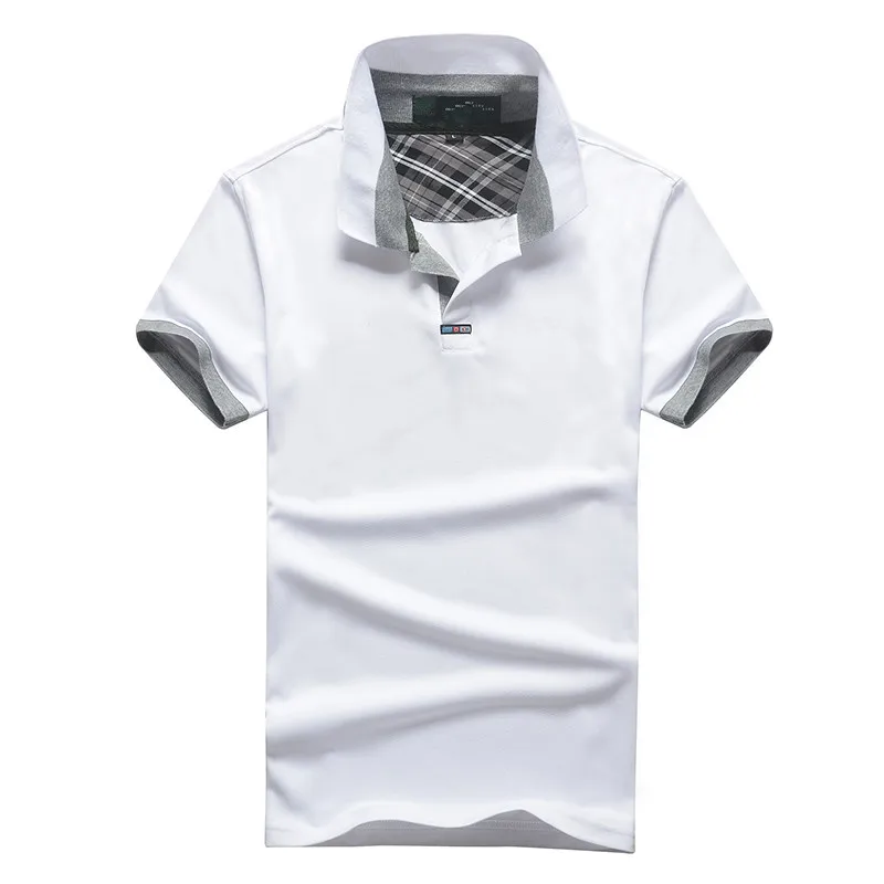 

Kksky Mens Polo Shirt 2020 New Summer Short Sleeve Turn-over Collar Slim Tops Casual Breathable Solid Color Business Shirt 3xl