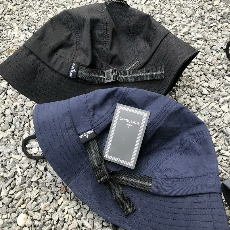 

2021 New Outdoor Bucket Hats Unisex Quick-drying Waterproof S Hiking Hat Drawstring Adjustable Size