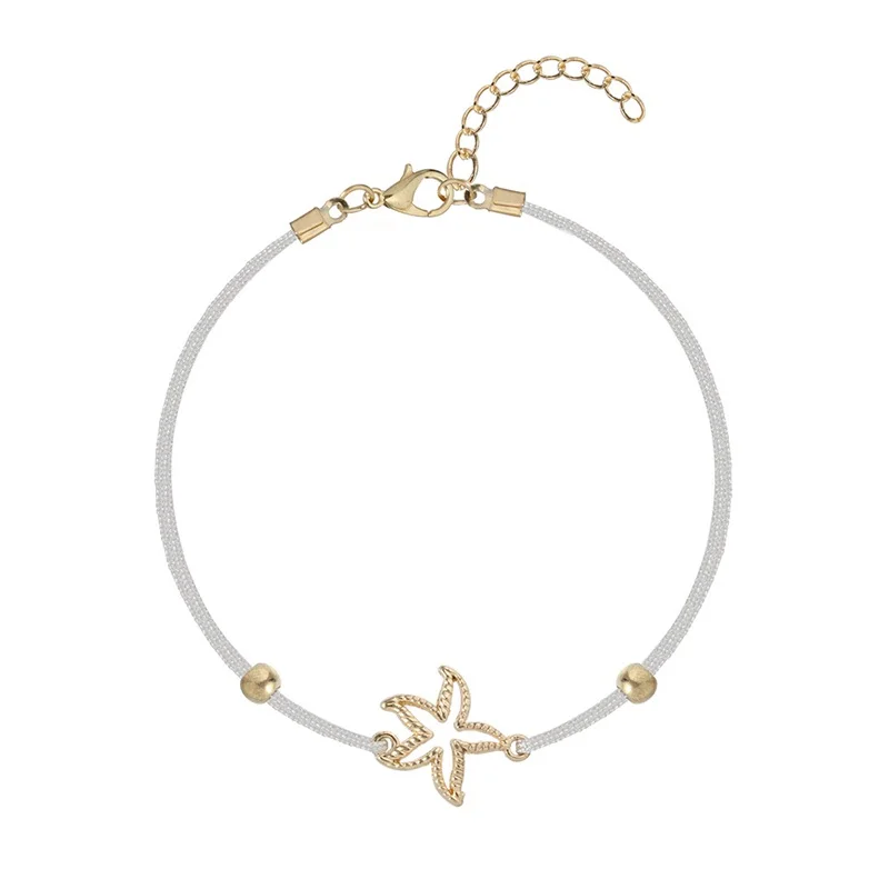 5 шт./компл. Модные женские браслеты карта Морская звезда Индиго жемчужный набор с