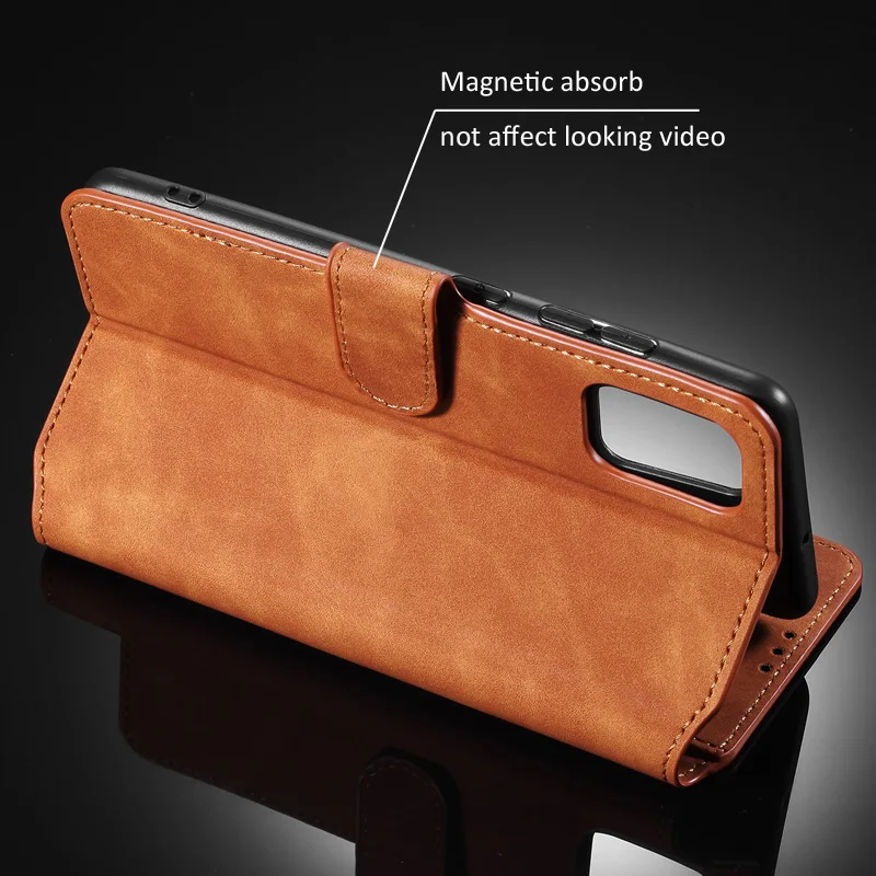 Чехол-бумажник из матовой кожи с откидной крышкой для Samsung Galaxy A31 чехол в стиле