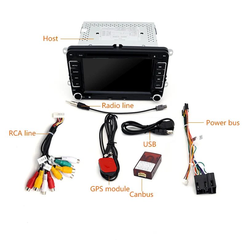 Автомагнитола Junsun 2 din 7 дюймов DVD для Seat Leon 2005 2006 2007 2008 2009 2010 2011 GPS навигация