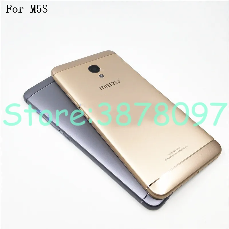 Оригинальная Крышка батарейного отсека для Meizu M5S Meilan 5S M612H M612M задняя крышка