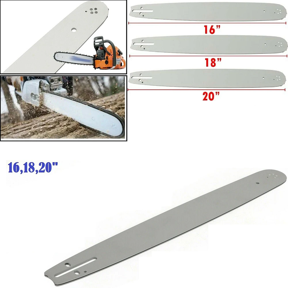 

16" 18" 20" Chainsaw Guide Bar Sprocket Nose Rail For 45/52/58CC Drive Link 325