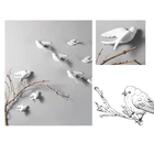 Новый 1 шт. 3D Керамика птицы фрески настенные подвесные украшения ремесла домашнего украшения MK