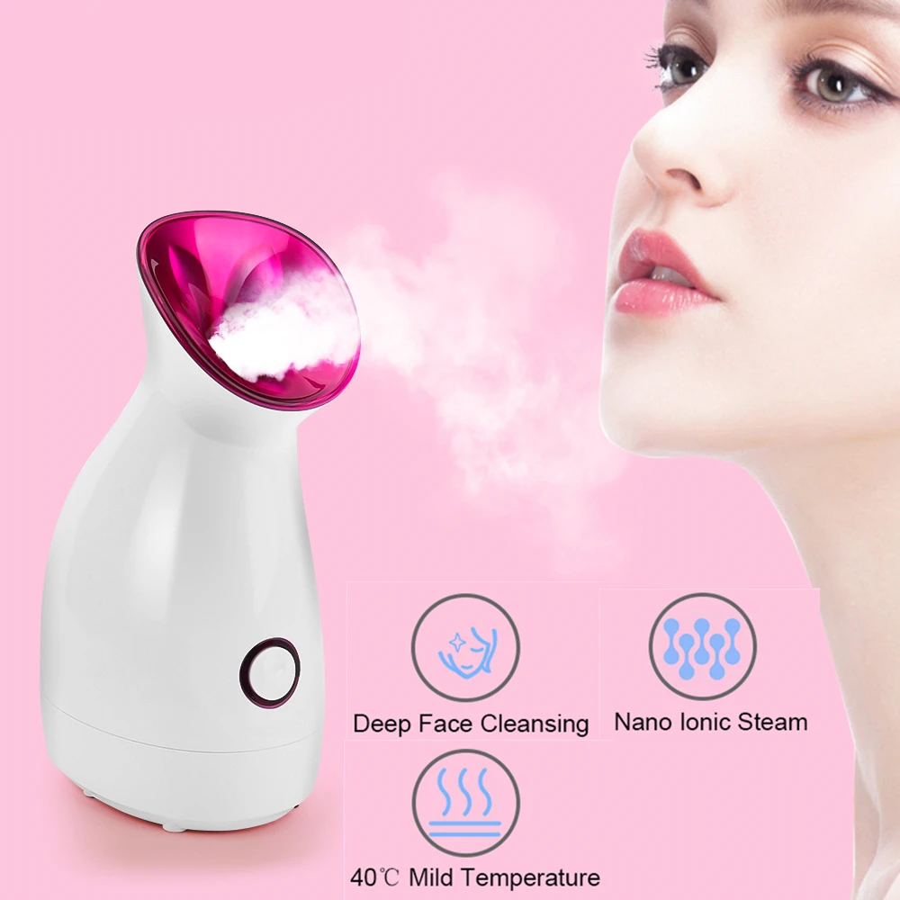 распаривание пор Горячий паровой аппарат для лица термальный поры машина