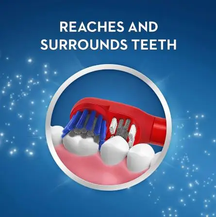 OralB Детская электрическая зубная щетка уход за деснами вращение живучесть