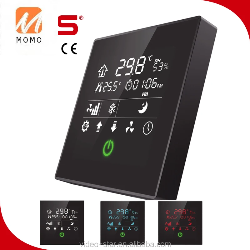 2017 Wholesale Price GVS K-bus KNX/EIB Smart Home/Building product KNX Line Couple Thermostatic Panel temperature control panel |