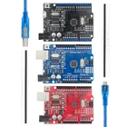 Плата разработки UNO R3 CH340G + MEGA328P SMD 10 шт., чип 16 МГц для Arduino UNO R3, USB-кабель ATMEGA328P CH340 2,4 TFT