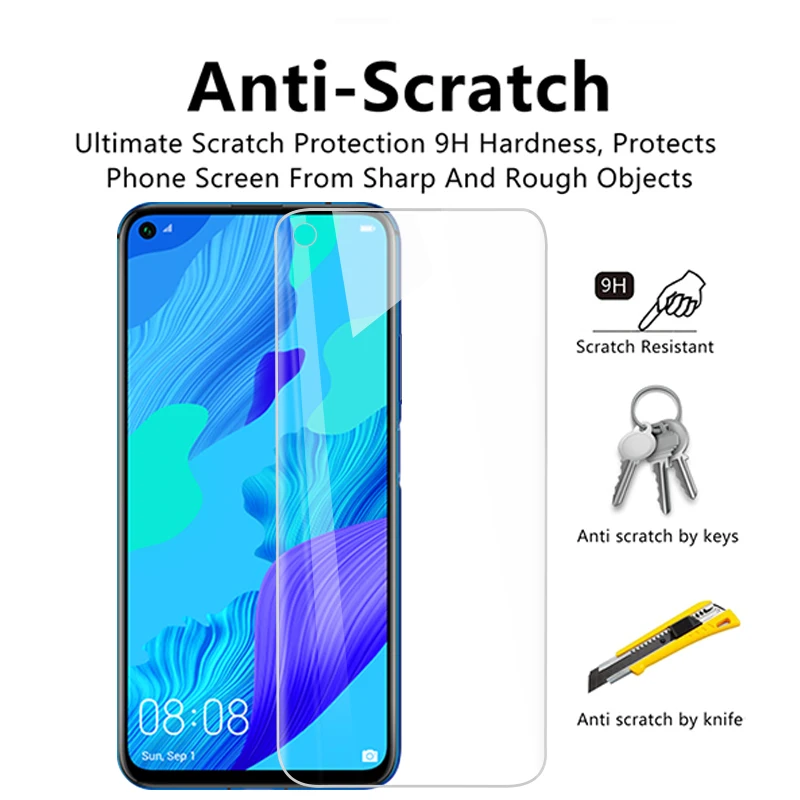 Закаленное стекло для huawei Nova 5 T защита объектива камеры Защитная пленка экрана