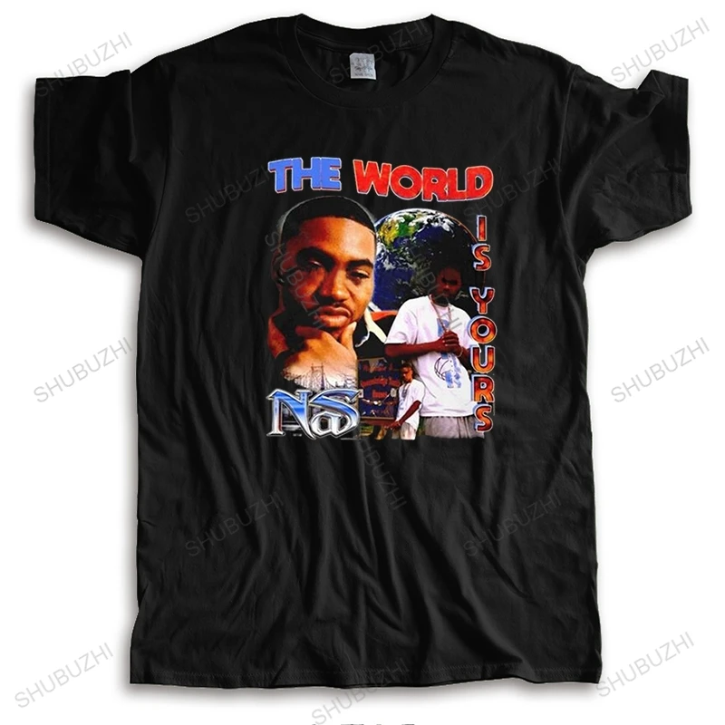 

Футболка Nas Illmatic мужская с коротким рукавом, модная Ретро рубашка в стиле хип-хоп, топ с принтом в стиле рэпера, приталенный силуэт из чистого...