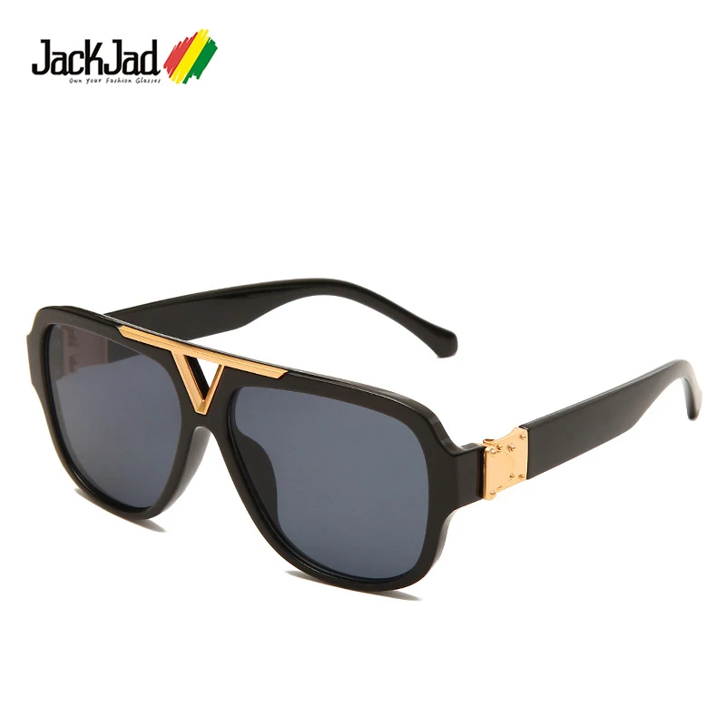 Солнцезащитные очки JackJad 2020 винтажные квадратные в стиле миллионы 20226|Мужские