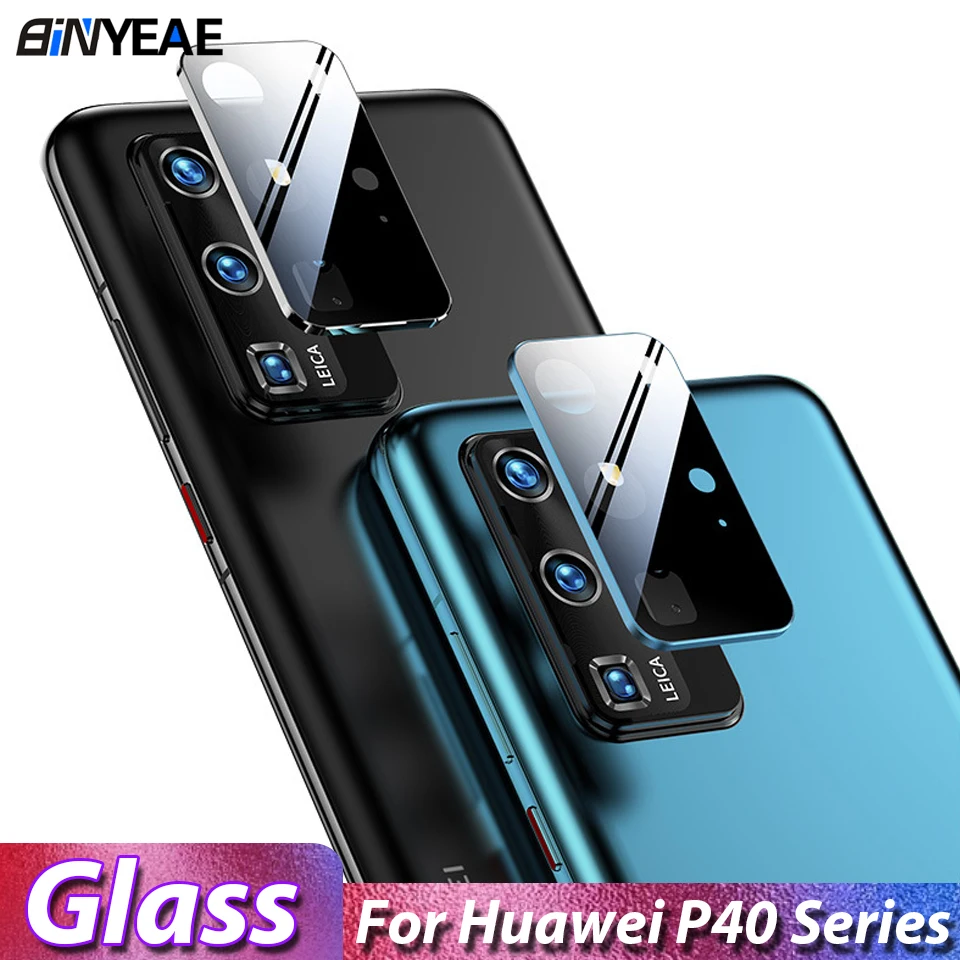 Защитная пленка для камеры Huawei P40 Pro + 5G из закаленного стекла металлический