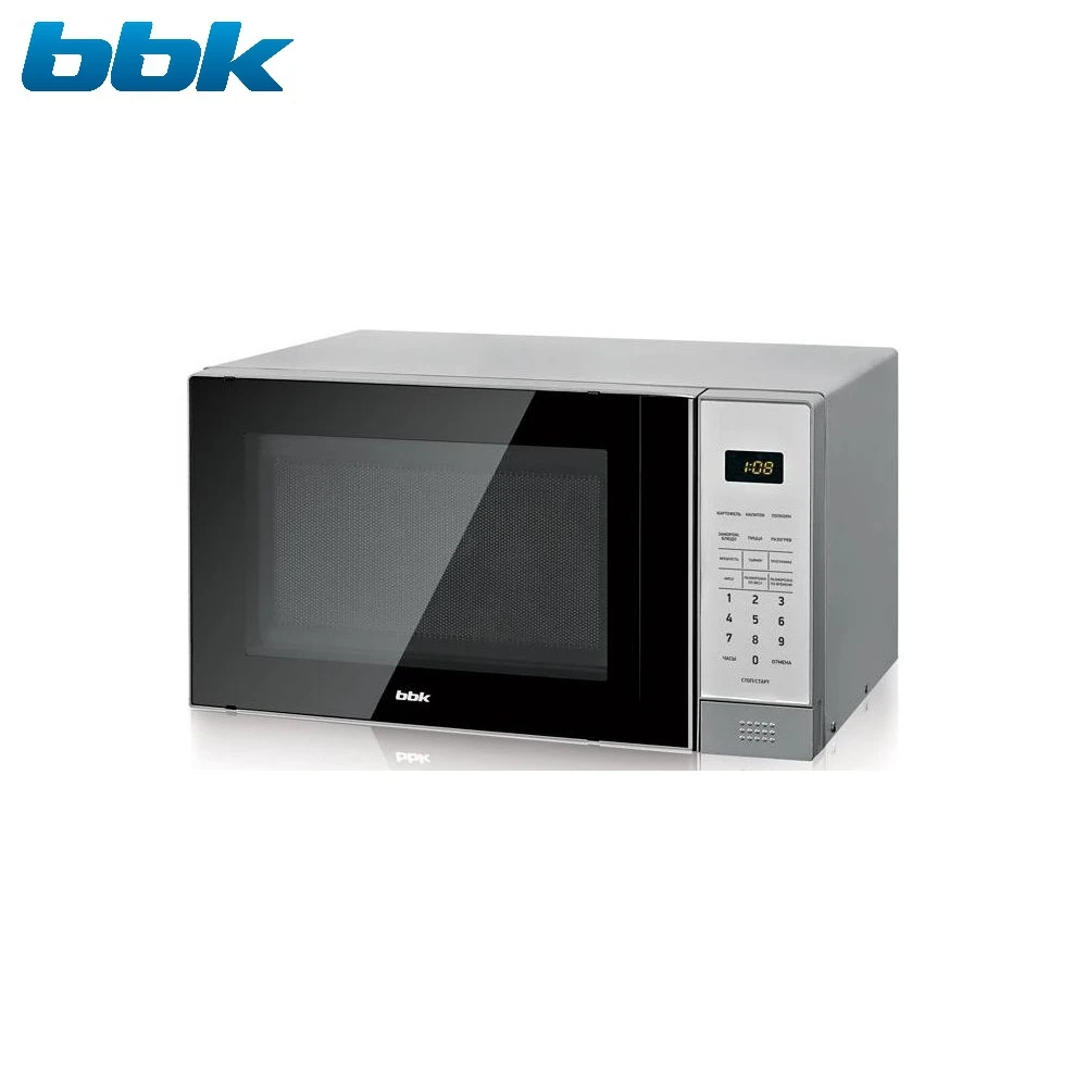 Microwave Oven BBK 20MWS-729S BS 20 l 700 W Black Silver For kitchen Home appliances household small equipment cooking table |