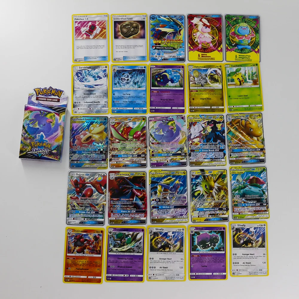 Takara Tomy Покемон карты Меч Щит Сияющие флэш тег команда 25 шт игрушки для