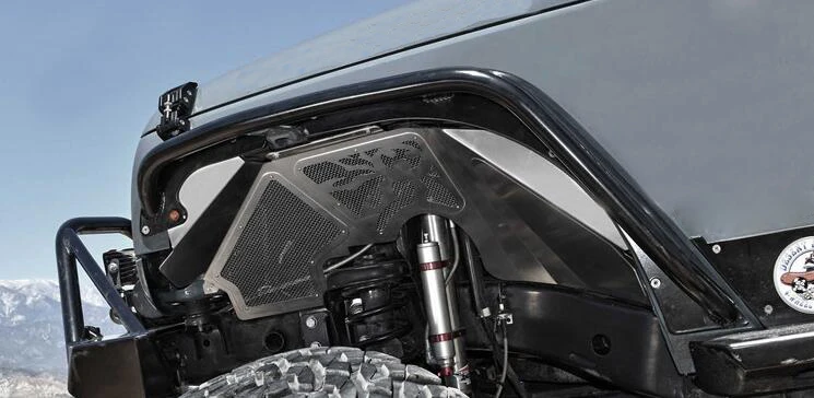 Комплект алюминиевых передних и внутренних крыльев J256 для Jeep Wrangler JK 07 17 Lantsun|wrangler