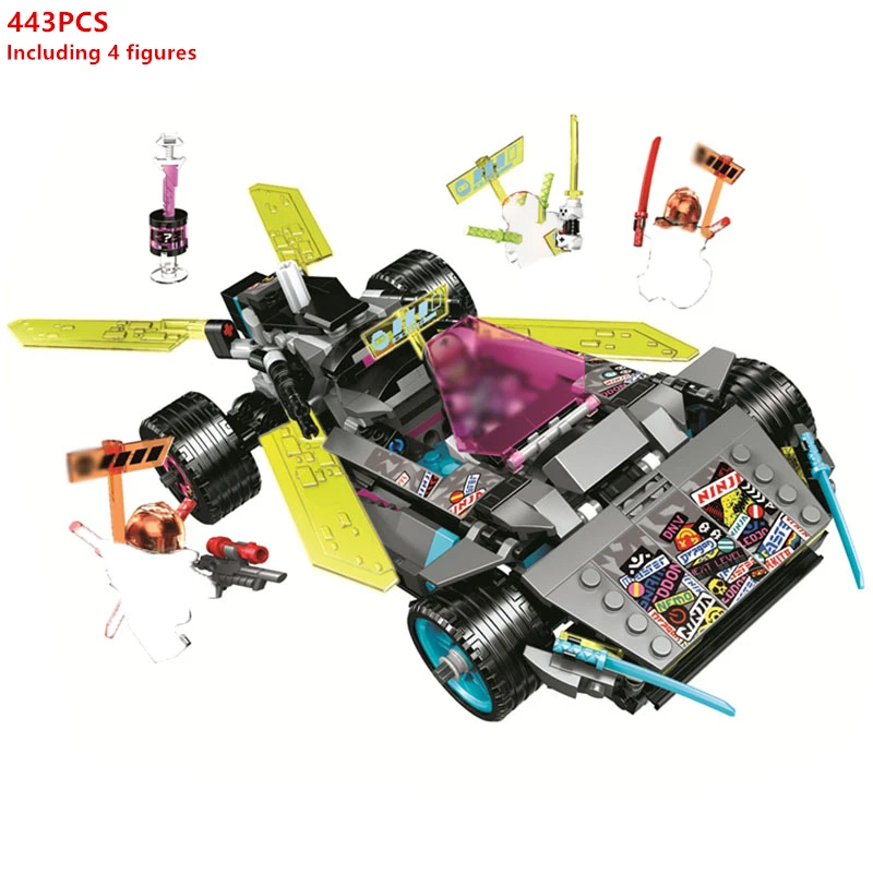 Новый 2020 Ninjagoed Kai's Mech Jet и Ninja тюнер для автомобиля строительные блоки набор