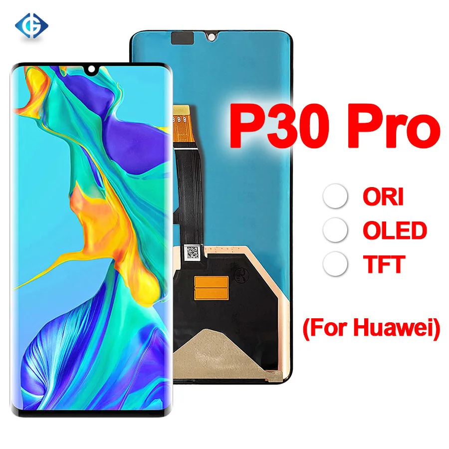 Заводская цена 6 47 ''полный экран для Huawei P30 Pro ЖК-дисплей сенсорный в сборе VOG-L04