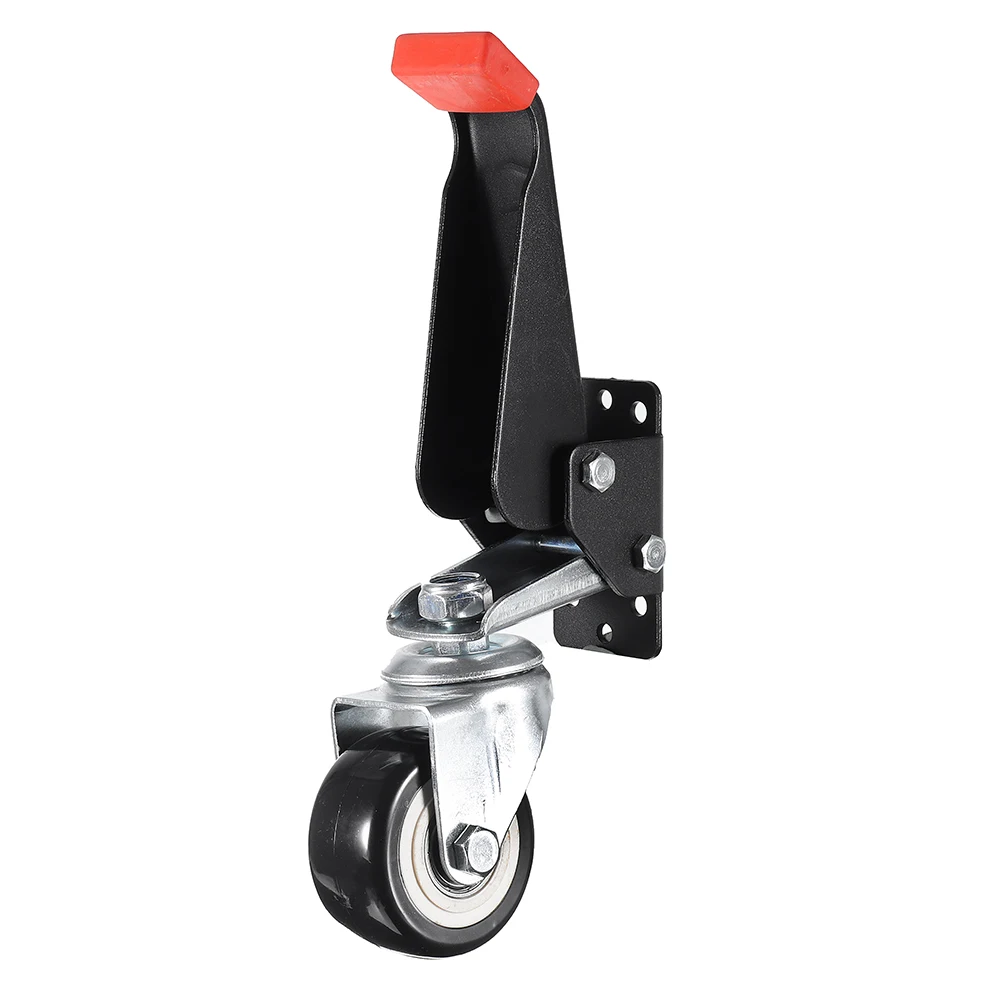 

4pcs Heavy Duty 300kg 660LBS Swivel Castor Trolley Furniture Chair Casters Rubber Brake Trolley Wheel Workbench Casters Kit