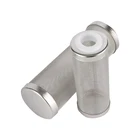 Мини-сетчатый Водяной фильтр из нержавеющей стали для сада, садовая система для ирригации, фильтр, водяной насос, фитинг для фильтрации аквариума, 12 мм, 16 мм