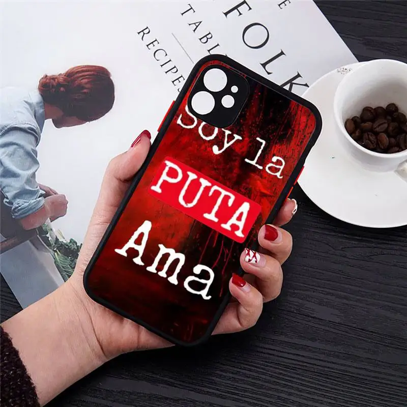 

TV Money Heist House Paper La Casa de papel Phone Case Matte Transparent iPhone 7 8 11 12 s mini pro X XS XR MAX Plus cover