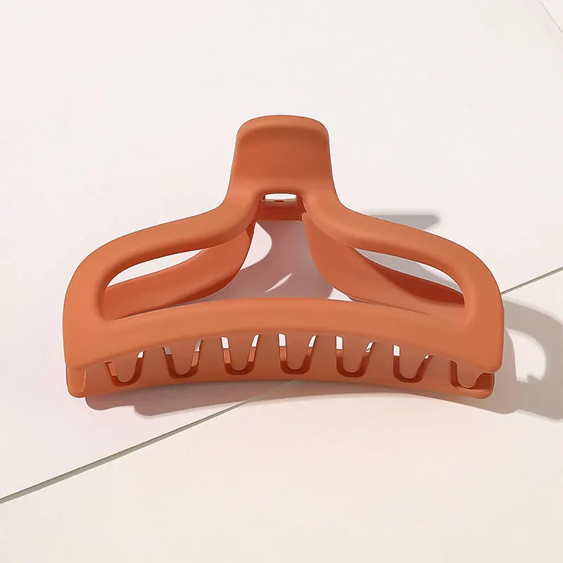 

Acrylic Hairpins Hair Clip Convex Hollow Shaped Ponytail Holder Hair Accessories Korean Style Hair Claw Large Geometric Frosted