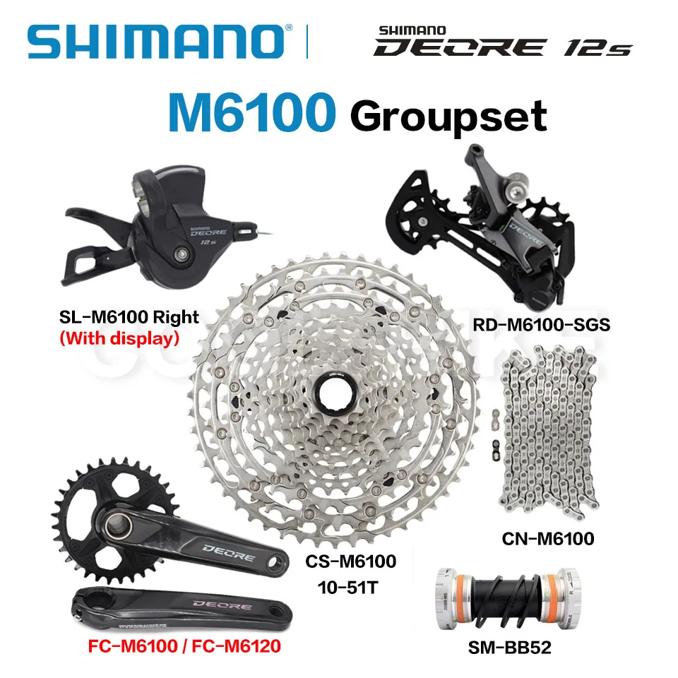 2020 Новая SHIMANO DEORE SLX XT M6100 M7100 M8100 30T 32T указано 12 Скорость переключения передач