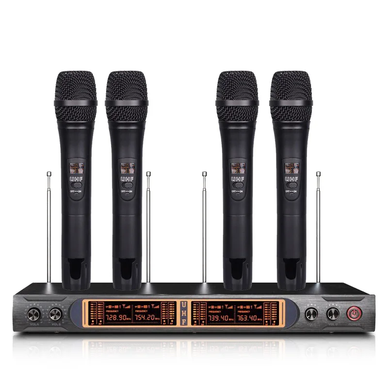 Беспроводная гарнитура VHF с микрофоном большой и маленький микрофон для