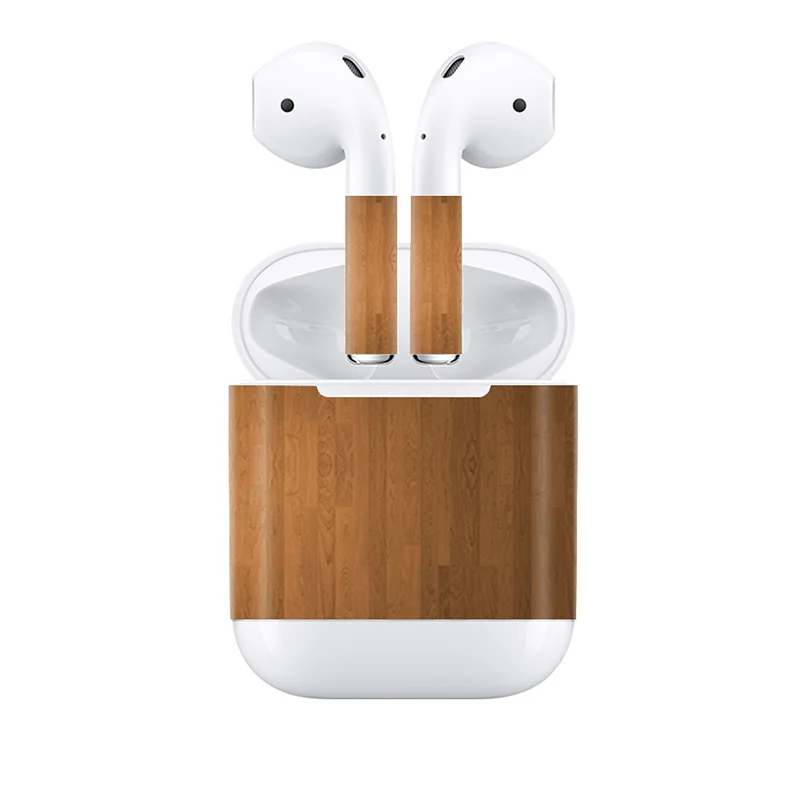 Для Apple AirPods 2 Наушники стикер Наушники DIY индивидуальная Наклейка виниловая камуфляжная Кожа Беспроводная зарядка наклейка на коробку - Цвет: 917
