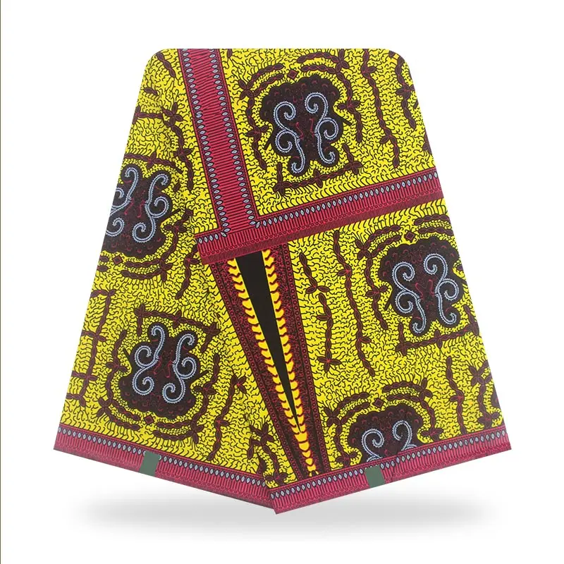 

6yards Veritable wax guaranteed real wax high quality pagne wax 6yards african ankara sewing fabric