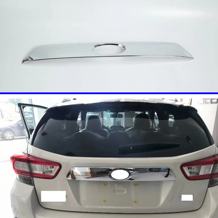 

Автомобильные аксессуары для Subaru XV 2018 2019, хромированная Задняя Крышка багажника из АБС-пластика, крышка багажника