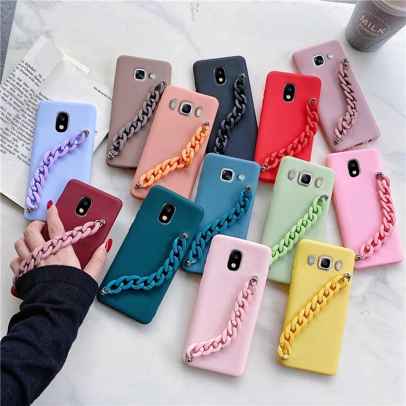 

Silicone Wriststrap Hand Band Bracelet Phone Case For Samsung Galaxy j7 j5 j3 j2 Pro Prime Core 2017 2016 2015 Soft Back Cover