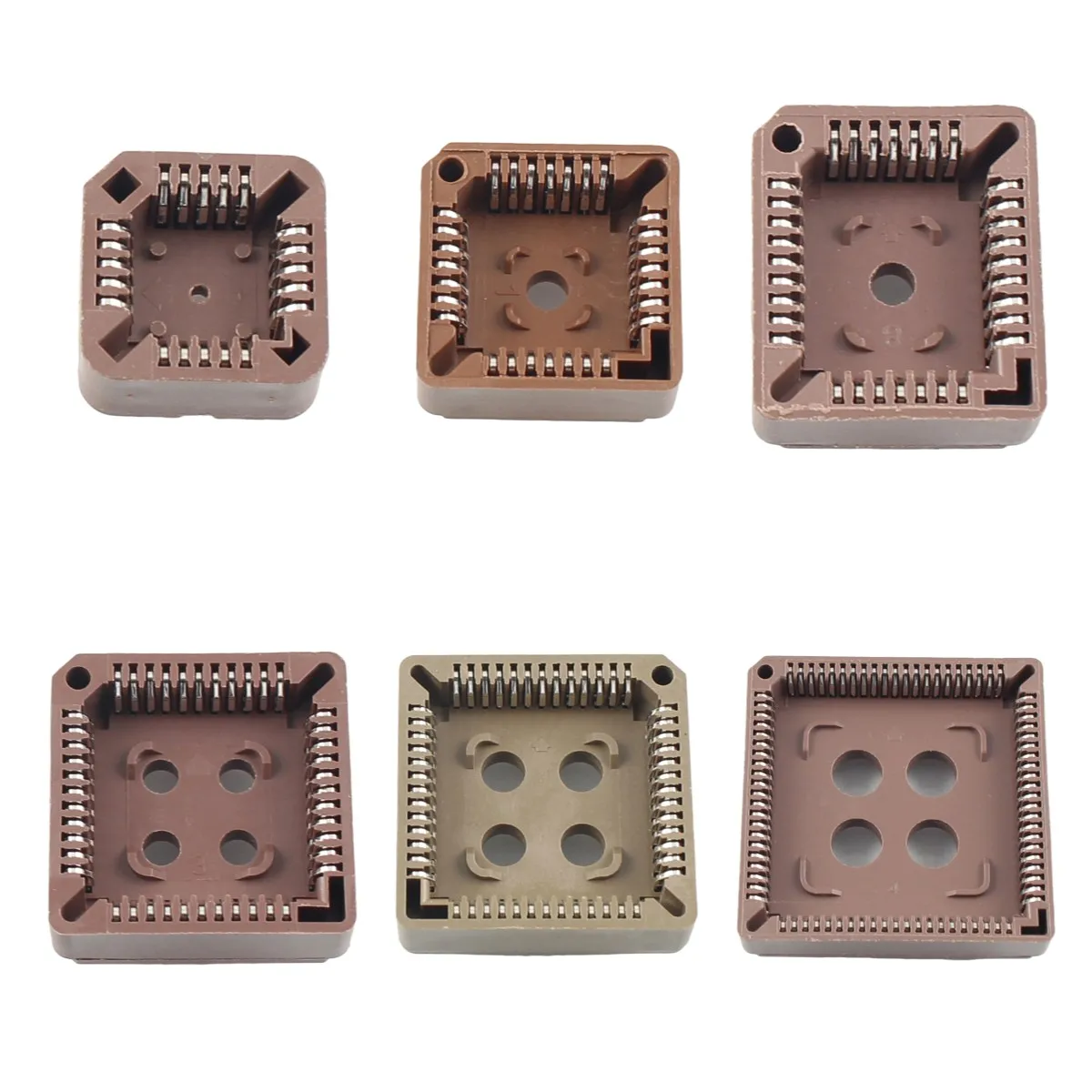 Контактный разъем PLCC 20 P 28 32 44 52 84 DIP IC PLCC20 PLCC28 PLCC32 PLCC44 PLCC52 PLCC84 20/28/32/44/52/84 5 шт. |