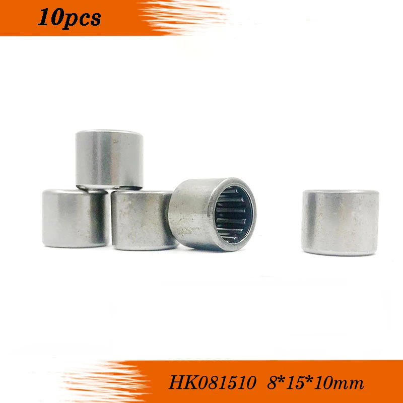 Бесплатная доставка 10 шт. HK081510 HK0810 8*15*10 мм TA810 TA0810 игольчатый роликовый подшипник