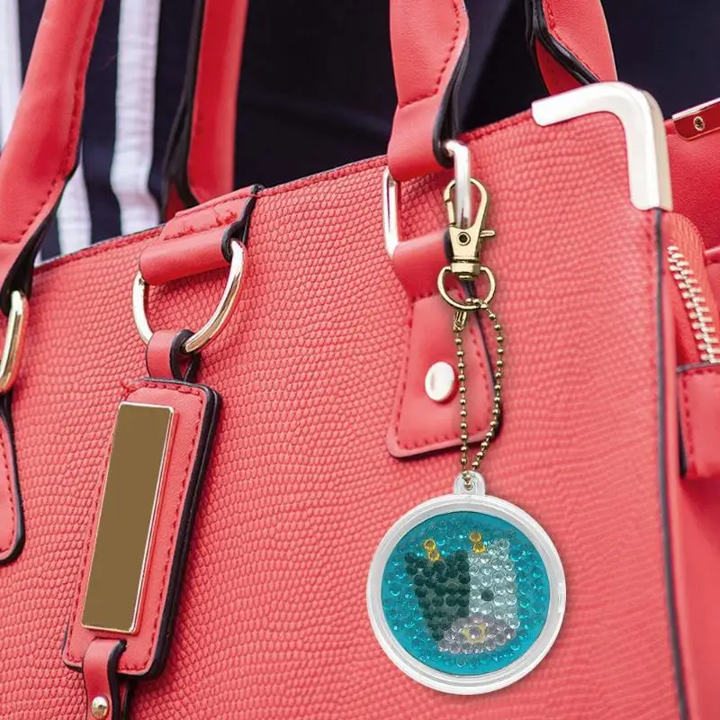 Брелок для ключей сделай сам полное алмазное украшение с мультяшными животными