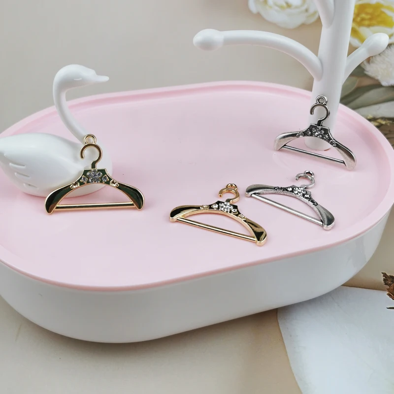 10 шт./лот Подвеска из цинкового сплава дизайнерские подвески со стразами