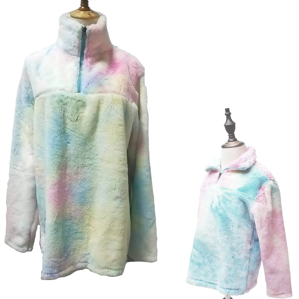 Образец мама и детская бабочка краситель флис Толстовка DOM1061377|Женские толстовки