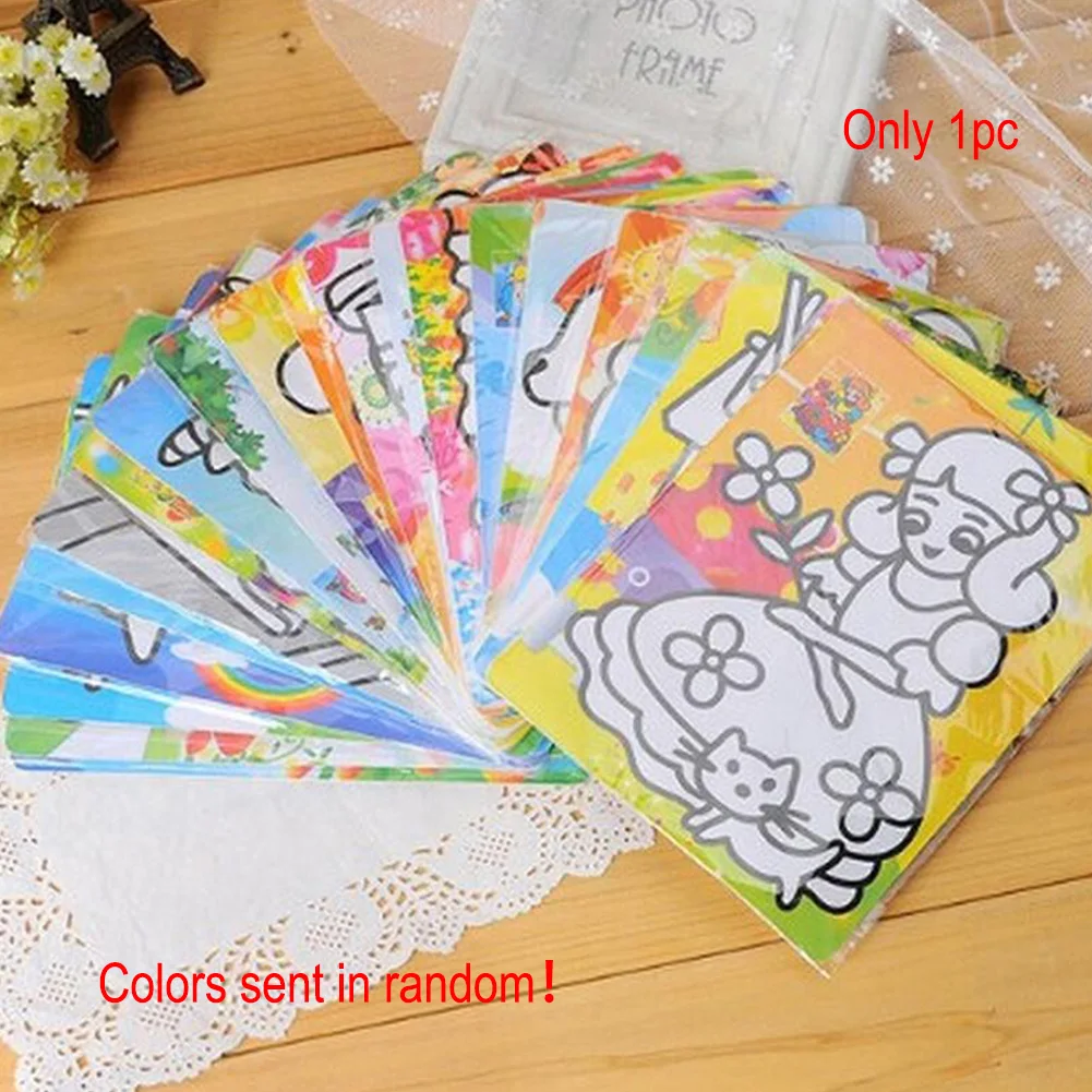 Дети Рисование игрушки картина из песка картины бумажный ремесло рисунок Сделай