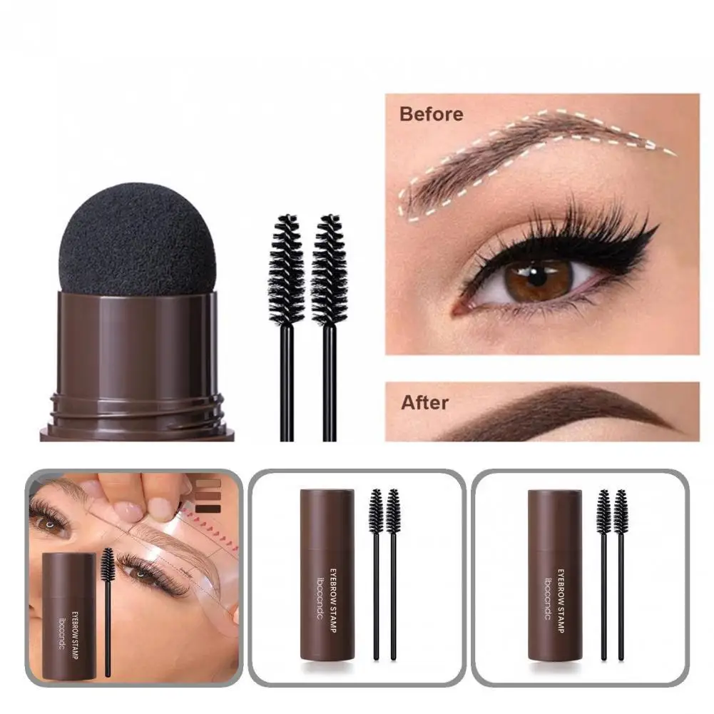 

Пудра для бровей с кисточками, Ультралегкая длительная пудра для бровей, набор для макияжа