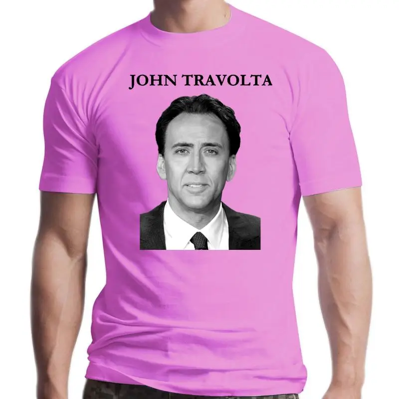 

Хлопковая футболка FACEOFF John Travolta Cage для мужчин и женщин