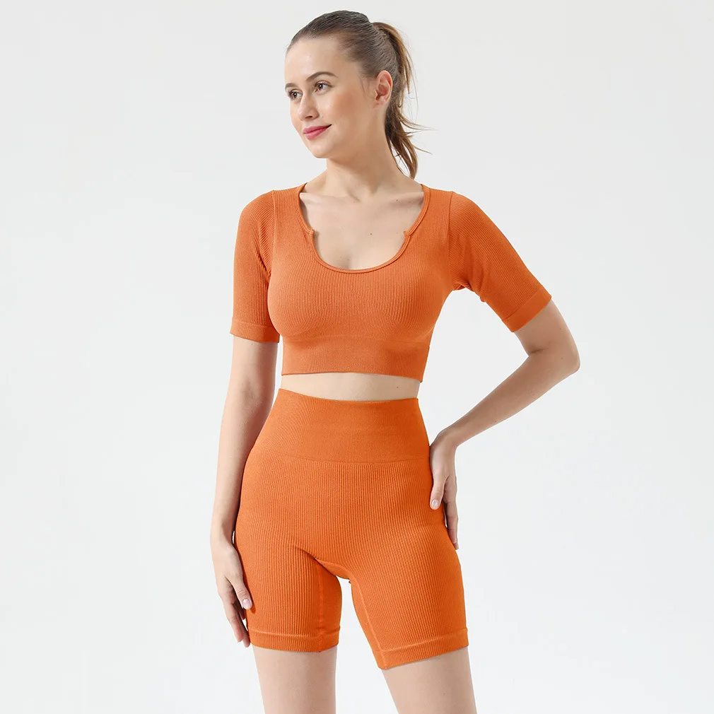 

Yoga Set Women Gym Clothes Sport Set Women Fitness Clothing Workout Jogging Suits Sports Bra Shorts Set Women Tracksuit