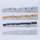10 шт., 5 г, 10 г, 15 г, 20 г, 30 г, 50 г, 100 г, матовые стеклянные многоразовый крем-бутылки, пустая Косметическая банка, горшок, тени для век, контейнер для крема для лица