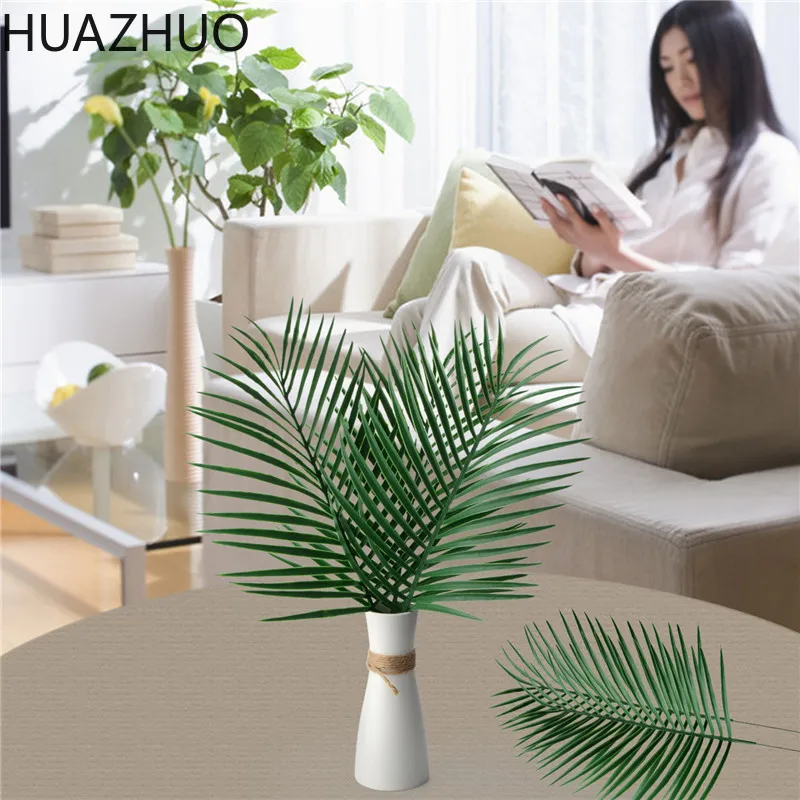 Искусственная пальма букет искусственных листьев ветки большое зеленое
