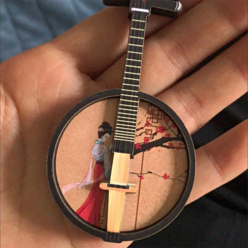 

Chinese Classical Folk Music Gift Wooden Fridge Decoration Creative Fridge Magnet Notes Souvenir Magnet Refrigerator Decor Home