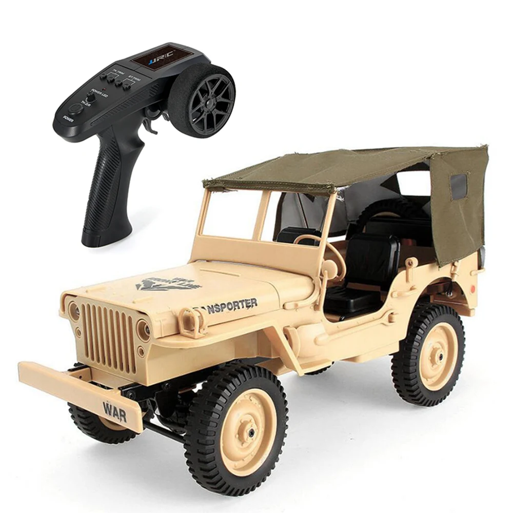 1/10 RC Автомобиль 2,4G 4WD пульт дистанционного управления игрушечные джипы четырехколесный привод внедорожный военный альпинистский автомобиль армейский литой автомобиль военный автомобиль