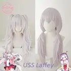 Anihutлаффи косплей парик две версии игры Азур Лейн светильник-фиолетовые термостойкие синтетические волосы лаффи Косплей