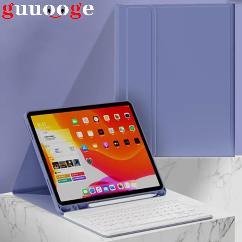 

Luxury Case for iPad Pro 11 2020 Smart Cover Compatible 10.2 7th 8th Generation Air3 10.5 Air 4 10.9 Keyboaed Teclado Funda mini