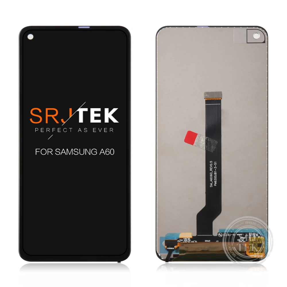 

ЖК-дисплей 6,3 дюйма для Samsung galaxy A60 A606F/DS A6060, сенсорный экран с дигитайзером в сборе для Samsung A60, экран, запасные части